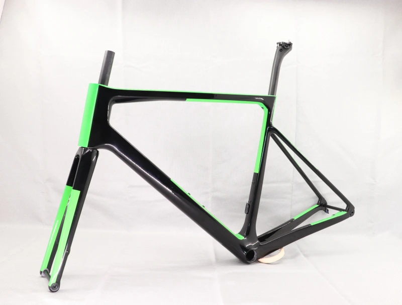 2020 VB-R-177 Super Light Carbon Fiber Road Frame Black &amp; Green Glossy