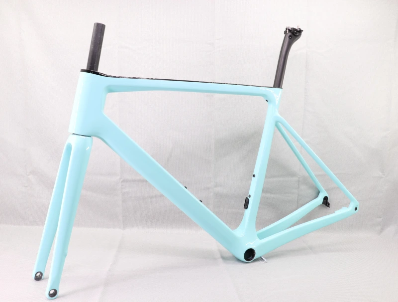 2020 VB-R-177 Super Light Carbon Road Frame Light Sky Blue Glossy Paint