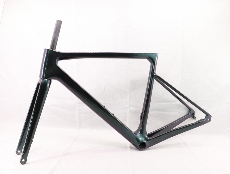 2020 VB-R-177 Super Light Carbon Road Frame Green Chameleon Glossy Paint