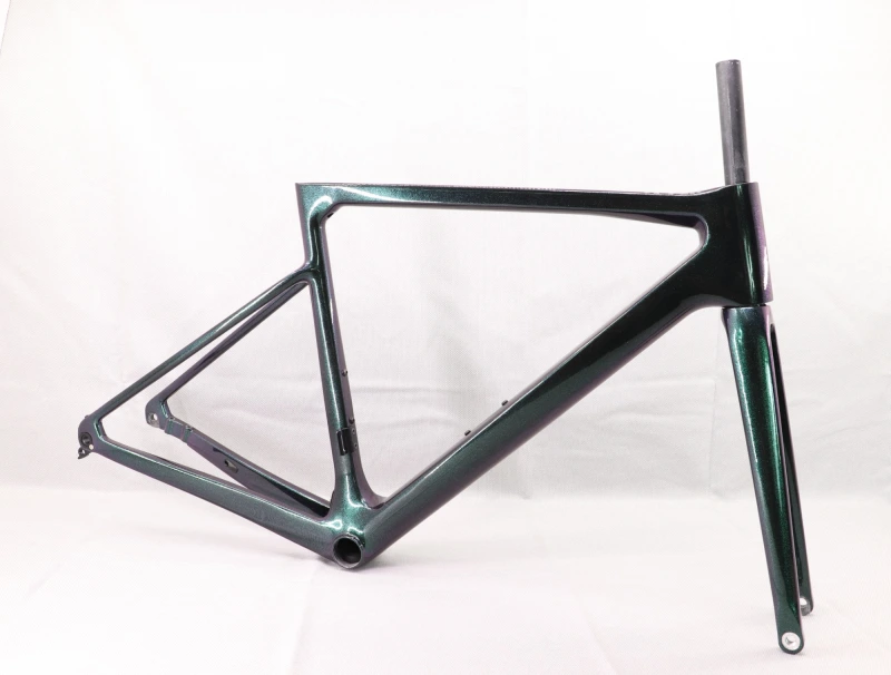 2020 VB-R-177 Super Light Carbon Road Frame Green Chameleon Glossy Paint