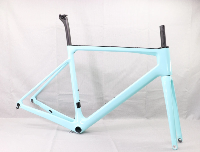 2020 VB-R-177 Super Light Carbon Road Frame Light Sky Blue Glossy Paint