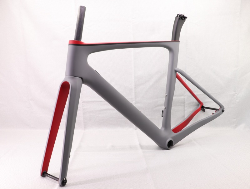 VB-R-099 Custom Paint Aero Road Carbon Bike Frame Matte Paint