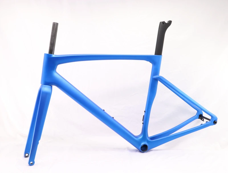 VB-R-168 Light Weight Carbon Road Bike Frame Matte Metallic Blue