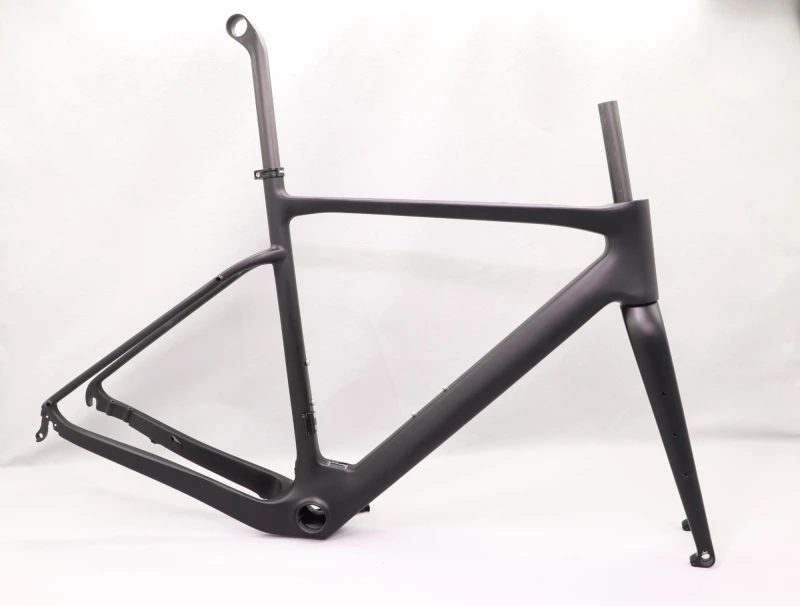 2022 VeloBuild Carbon Fiber E-Bike Gravel Frame Hidden Cables