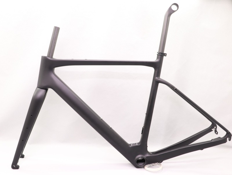 2022 VeloBuild Carbon Fiber E-Bike Gravel Frame Hidden Cables