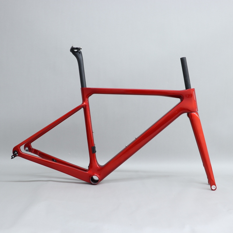 R-177 Super Light Carbon Road Frame Candy Red