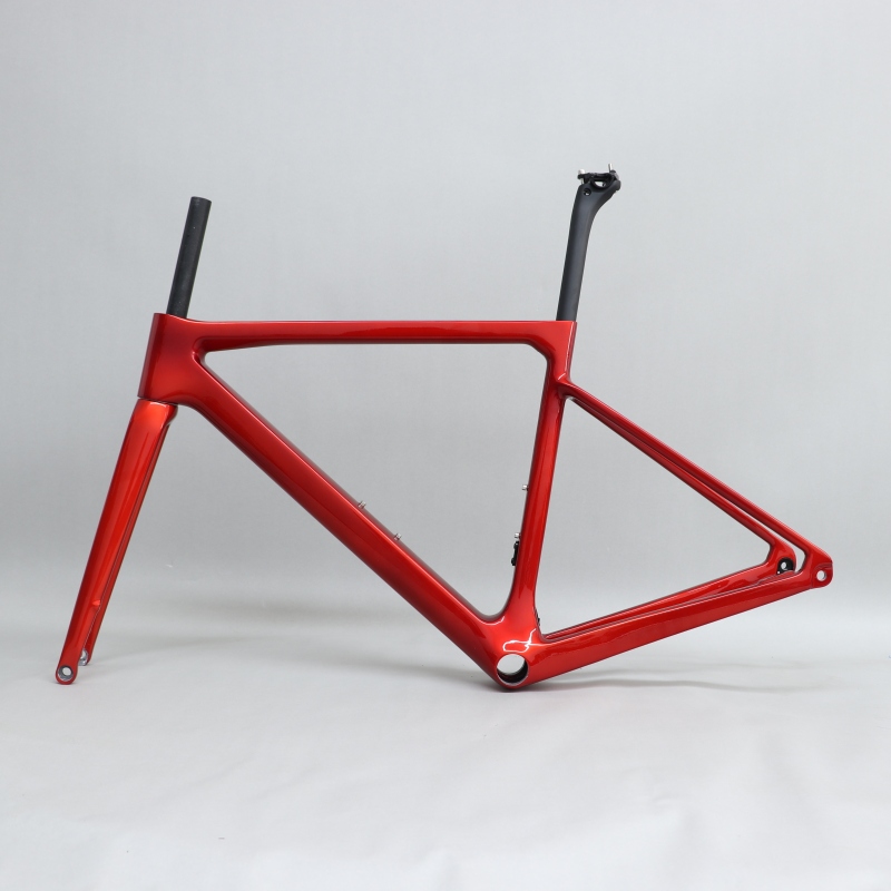 R-177 Super Light Carbon Road Frame Candy Red