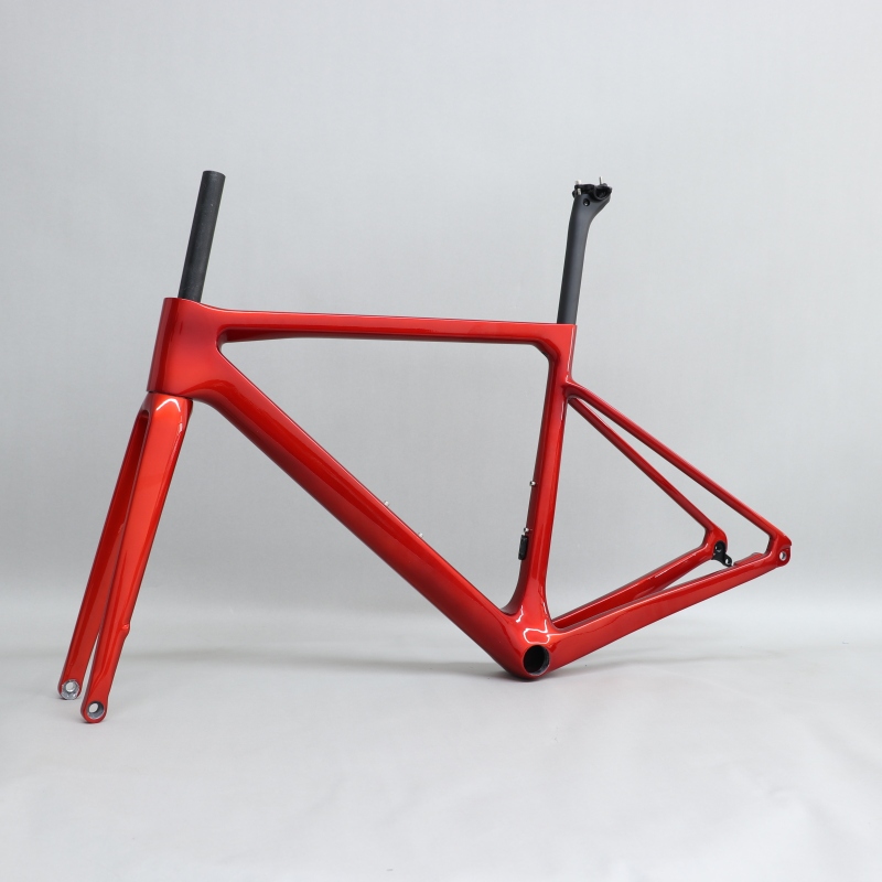 R-177 Super Light Carbon Road Frame Candy Red