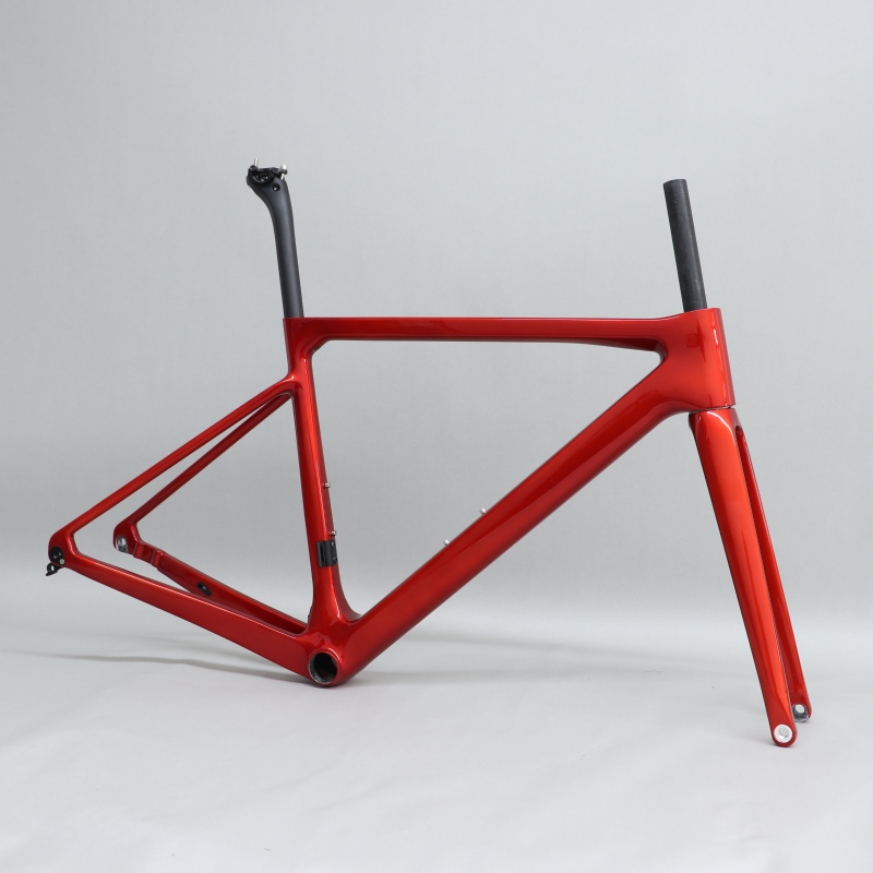 R-177 Super Light Carbon Road Frame Candy Red