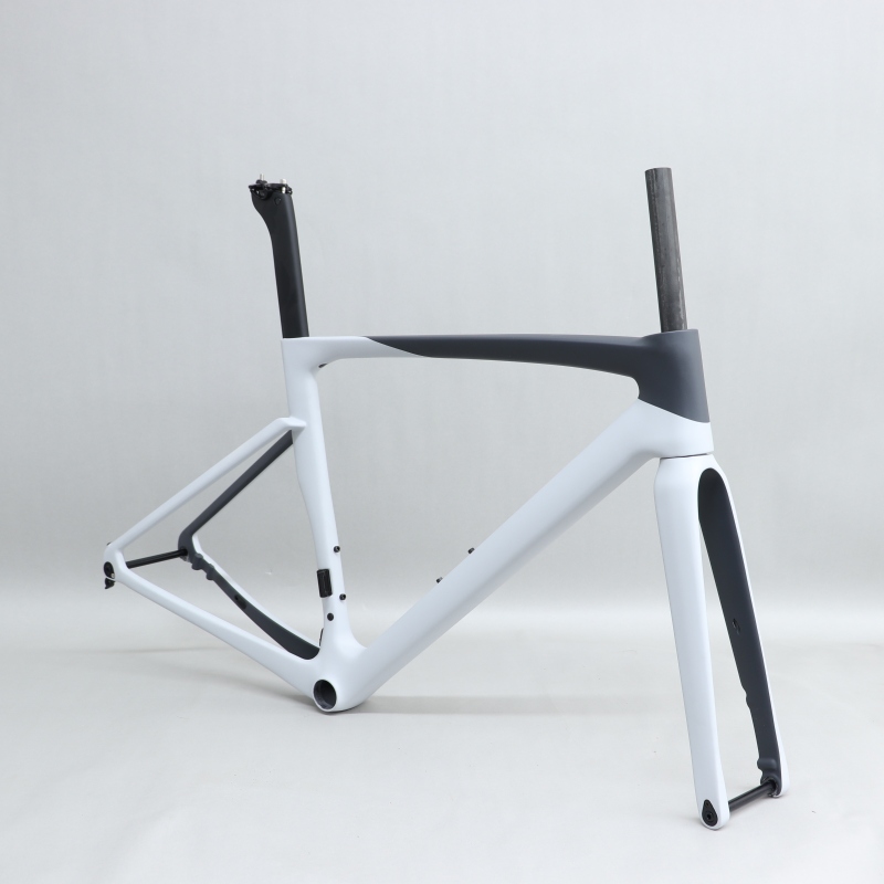 R 168 carbon road bike frame Matte Grey