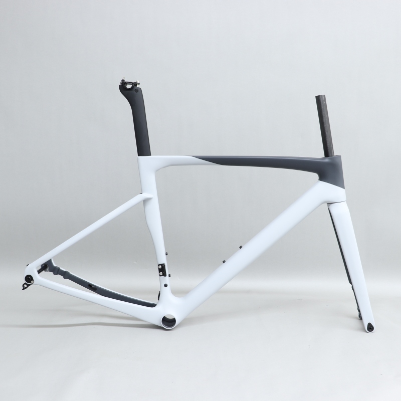 R 168 carbon road bike frame Matte Grey