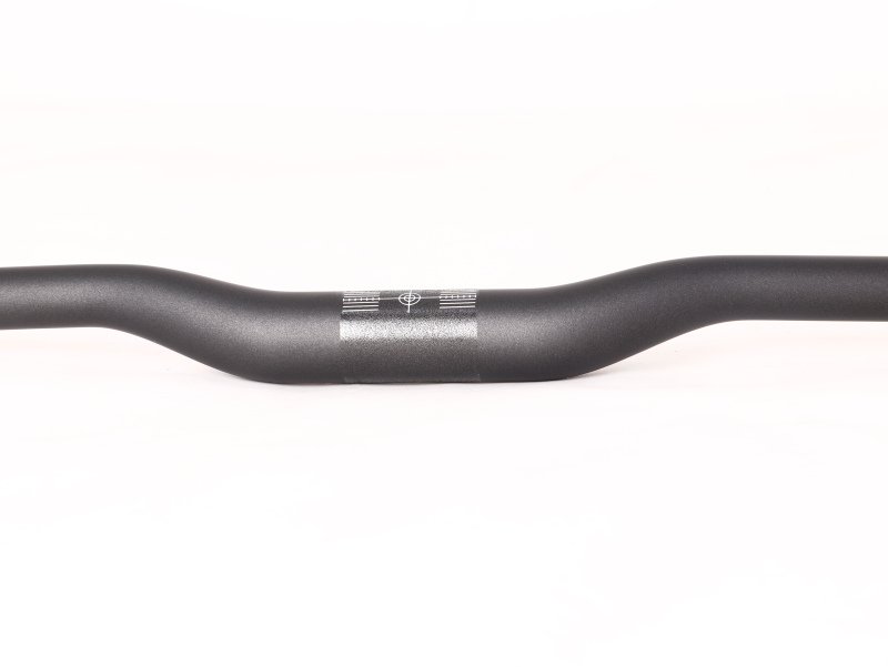 Carbon Fiber MTB Riser Handlebar Black Silver