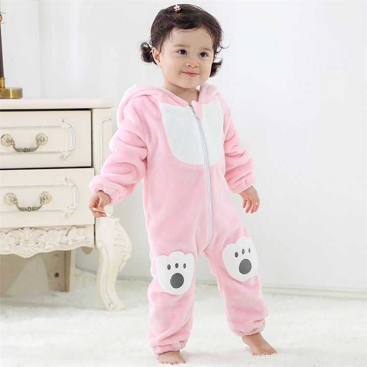 MICHLEY Kids Jumpsuits Baby Sweater Romper for Girls Onesie Baby Clothes Baby Rompers Winter Newborn ASD15