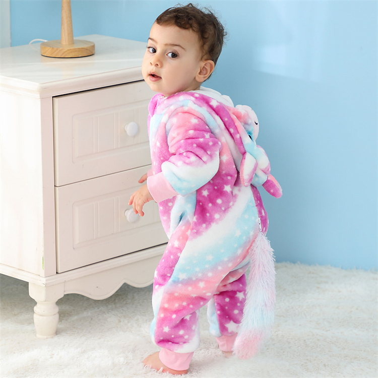 Michley Factory Halloween Boys Animal Clothes Color Infant Unicorn Jumpsuits Newborn Girls Baby Romper  XKDJ