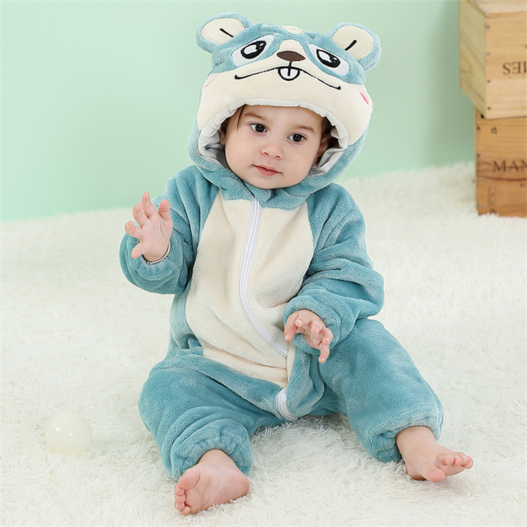 MICHLEY Newborn One Piece Set Kids Hamster Cosplay Jumpsuits Cute Infant Rompers Unisex Baby Clothing ASF11