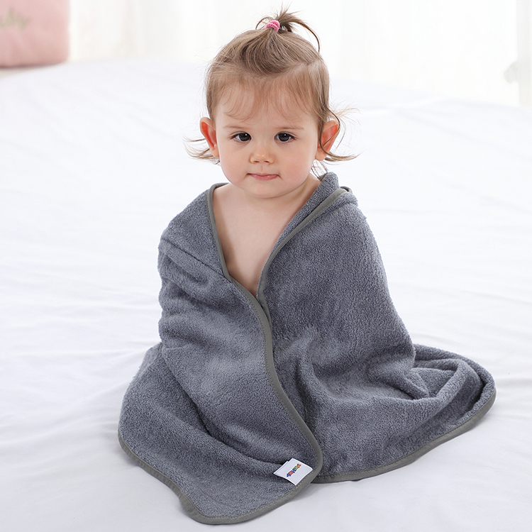 MICHLEY 75*75 cm Spring And Summer New Children's Bathrobe Animal Carton Baby Cape Bamboo Fiber Baby Animal Baby Towel Z1-SY