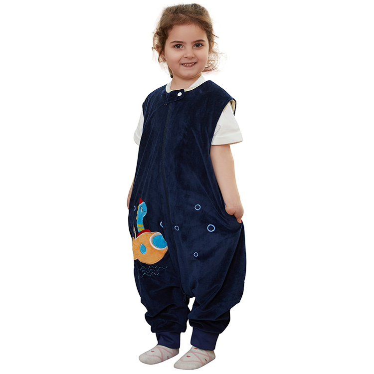 Michley Kids Fleece Sack Autumn Spring Children Sleep Kicker Toddler Wearable Blanket Sleeper SD09-HD