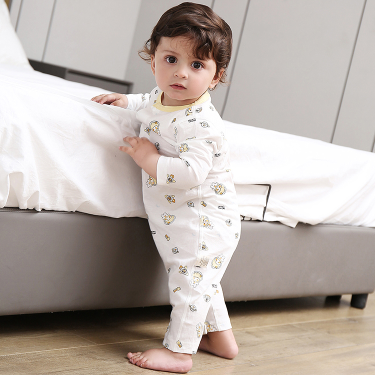 Michley Baby Boys Sleep and Play Pajamas, 100% Cotton Clothes One-piece Romper Jumpsuit  XNH1