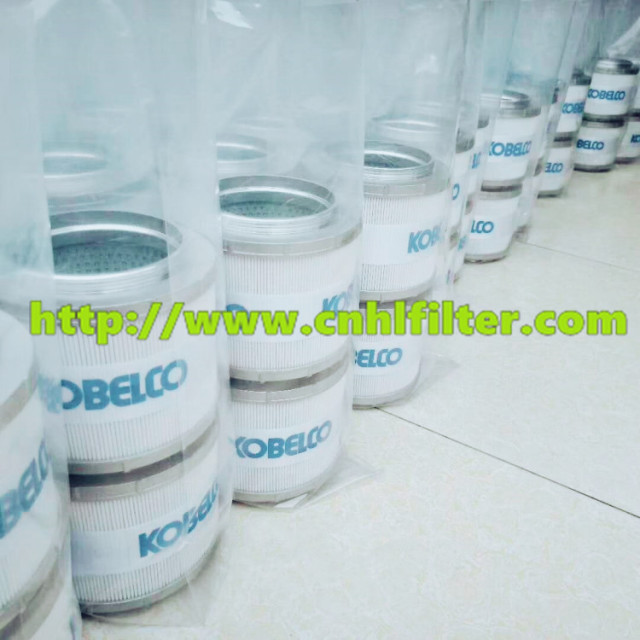 Replaced Kobelco excavator parts YN52V01016R610 return oil filter for hydraulic system oil filter element