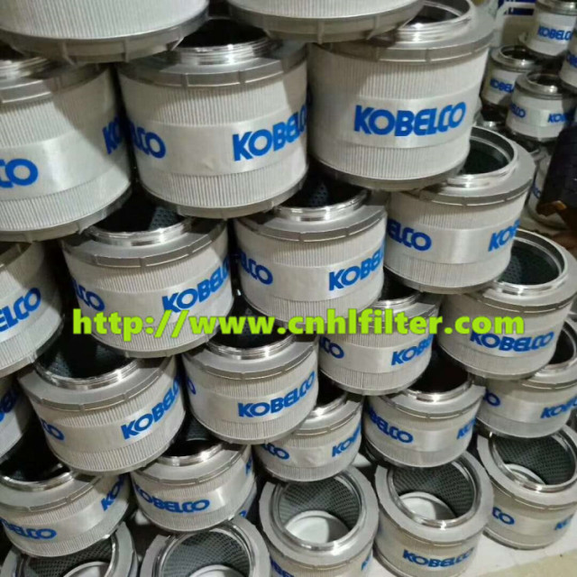 Replaced Kobelco excavator parts YN52V01016R610 return oil filter for hydraulic system oil filter element