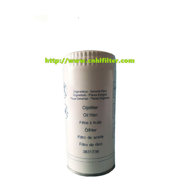 Excavating machine auto oil filter 3831236