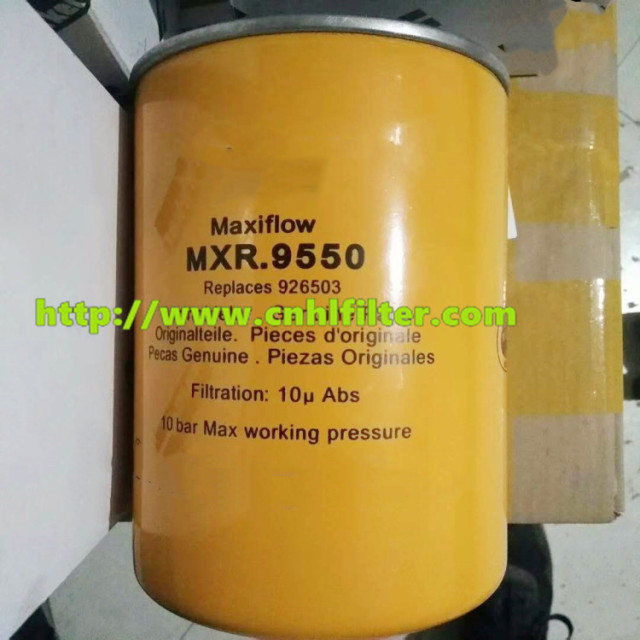 REPLACEMENT PARKER HYDRAULIC OIL FILTER CARTRIDGE MXR9550.EFFICIENT HYDRAULIC OIL FILTER