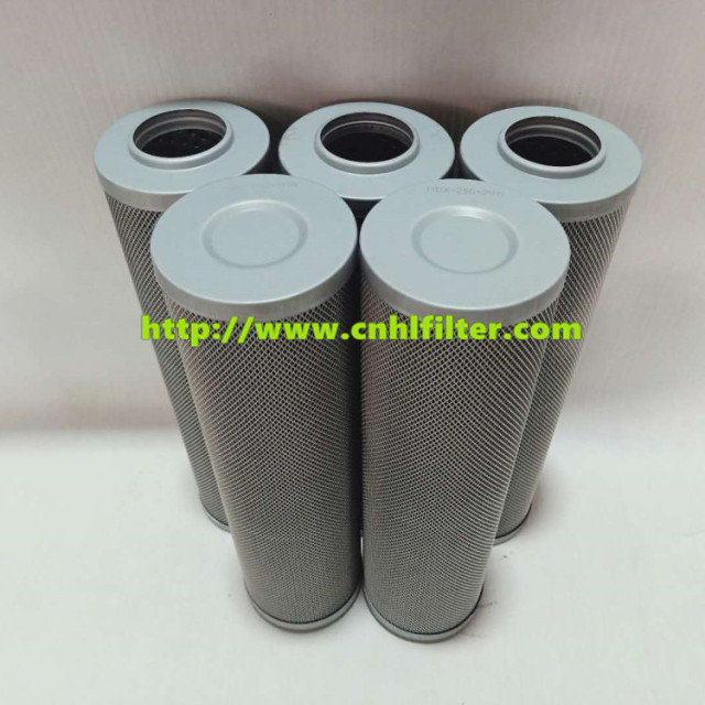 Chinese manufacture Z&L HDX-250*20w  Crane filter hydraulic oil filter cartridge industrial oil filters