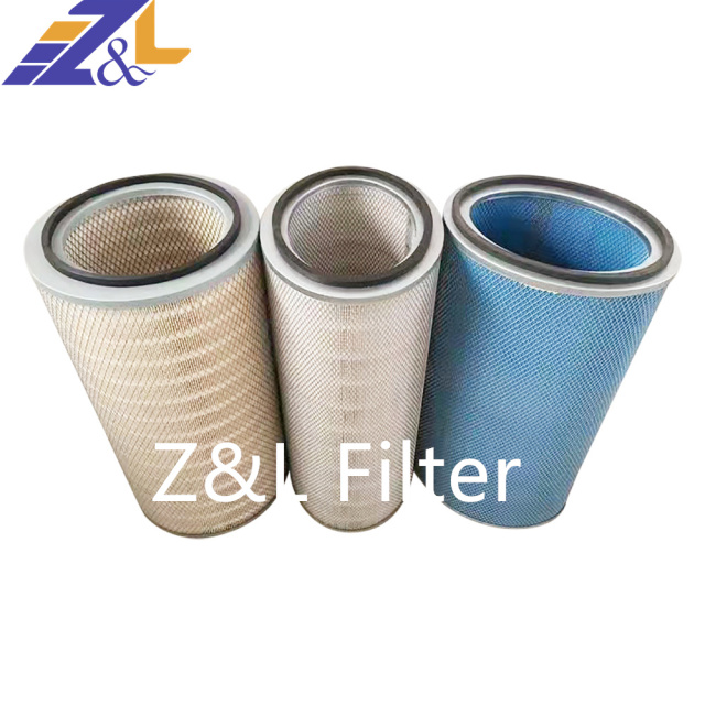 Flame Retardant triagonal cartridge air filter