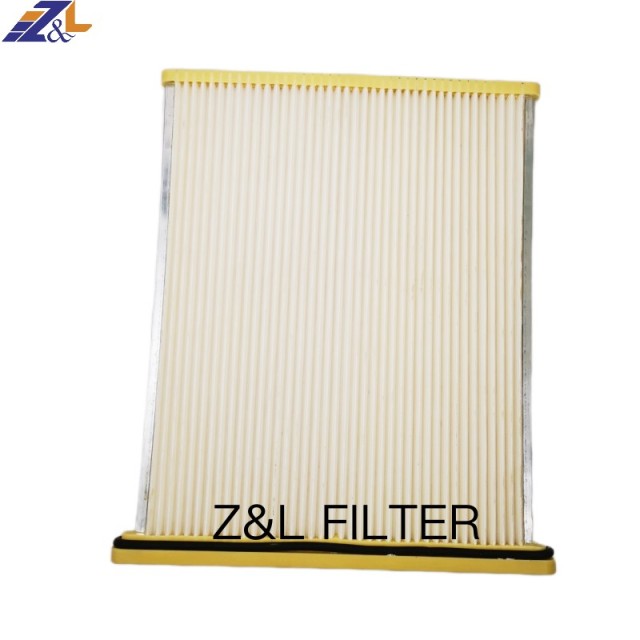 Z&L filter supplying  Antistatic polyester media PLEATED AIR FILTRATION/Industrial dust cleaning filter/ Antistatic polyester dust plate air filter