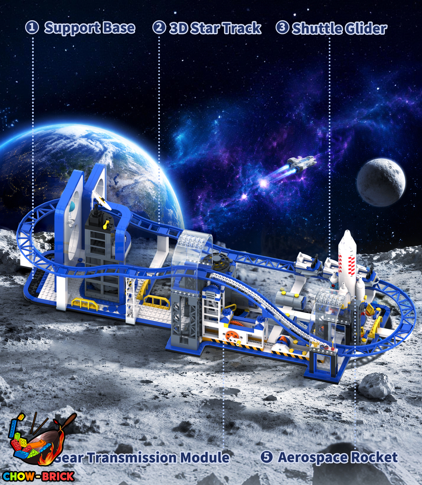 Free Tribe 36006 Space Roller Coaster - View 9 Free Tribe 36006 Space Roller Coaster - View 9