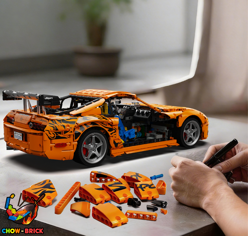 Happy Build 1/8 YC-23049 Toyota Supra A80 2JZ - View 9 Happy Build 1/8 YC-23049 Toyota Supra A80 2JZ - View 9