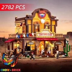 Lumibricks 14019 Old West Fortune Club Saloon w/ Lights Lumibricks 14019 Old West Fortune Club Saloon w/ Lights