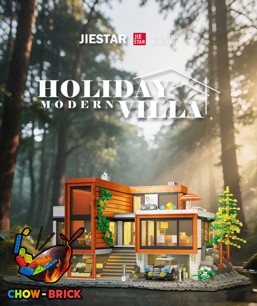 Jie Star 89133 Modern Holiday Villa w/ Lights - View 7 Jie Star 89133 Modern Holiday Villa w/ Lights - View 7