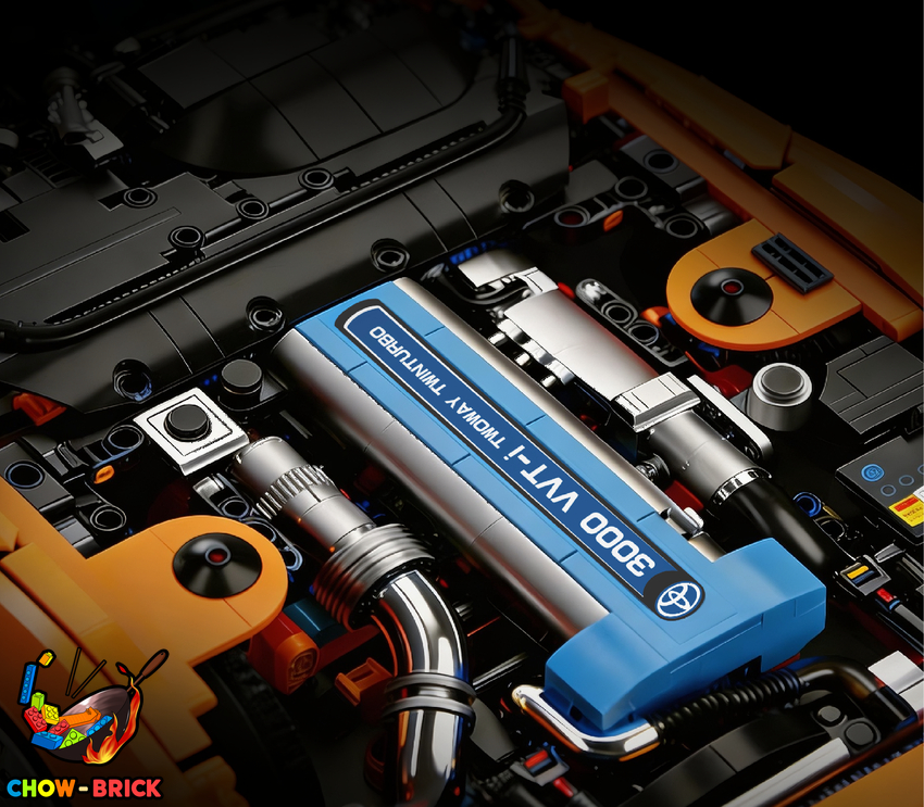Happy Build 1/8 YC-23049 Toyota Supra A80 2JZ - View 5 Happy Build 1/8 YC-23049 Toyota Supra A80 2JZ - View 5