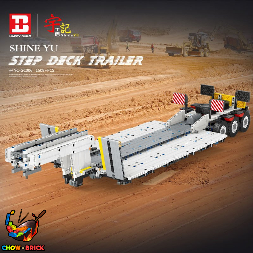 Happy Build 1/10 YC-GC006 Step Deck Trailer - View 1 Happy Build 1/10 YC-GC006 Step Deck Trailer - View 1