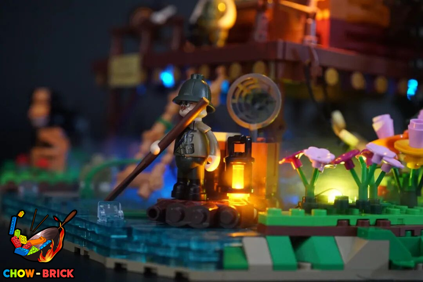 Lumibricks 10015 Misty Forest Cabin w/ Lights - View 75 Lumibricks 10015 Misty Forest Cabin w/ Lights - View 75
