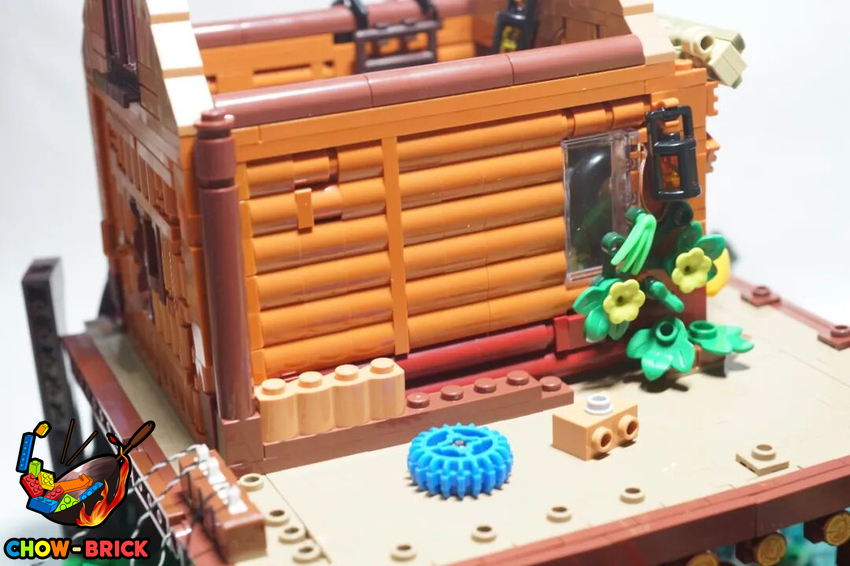 Lumibricks 10015 Misty Forest Cabin w/ Lights - View 40 Lumibricks 10015 Misty Forest Cabin w/ Lights - View 40