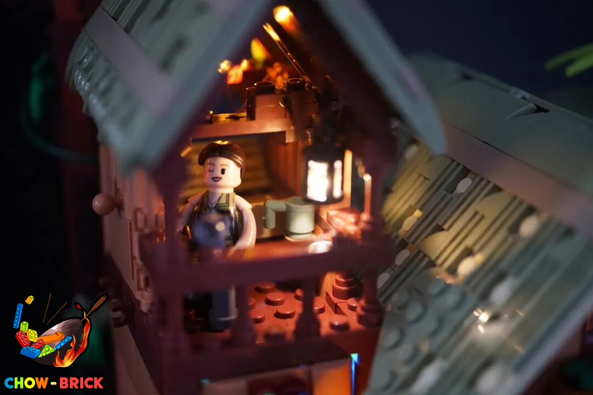Lumibricks 10015 Misty Forest Cabin w/ Lights - View 65 Lumibricks 10015 Misty Forest Cabin w/ Lights - View 65