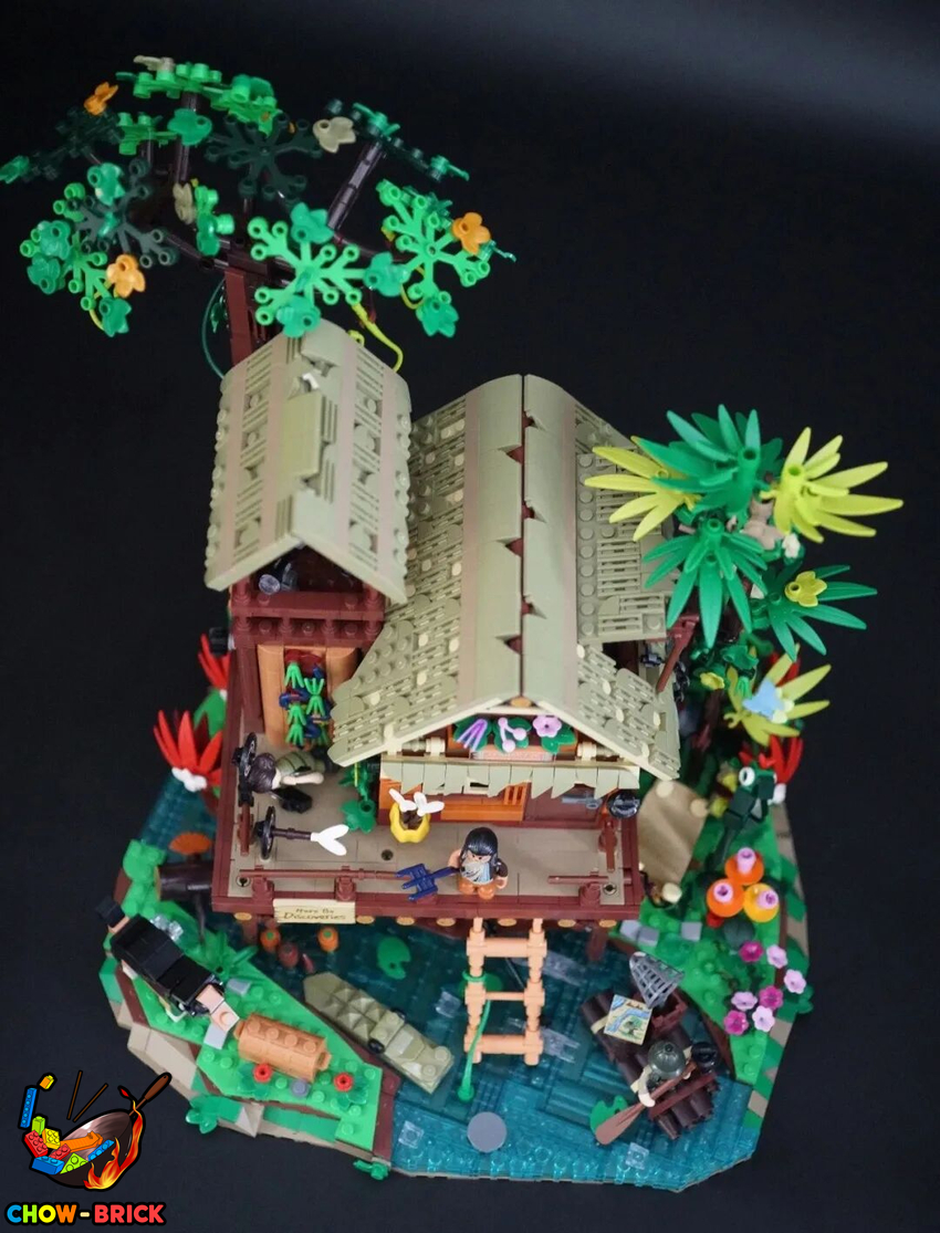 Lumibricks 10015 Misty Forest Cabin w/ Lights - View 61 Lumibricks 10015 Misty Forest Cabin w/ Lights - View 61