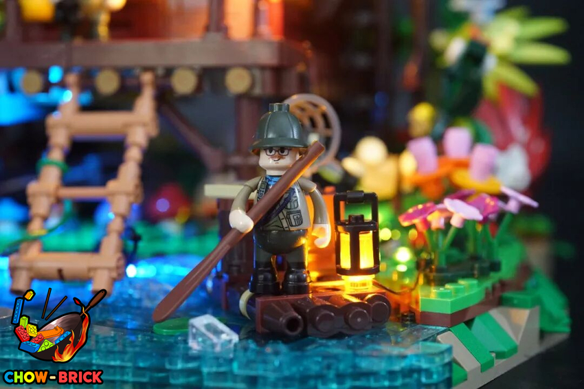 Lumibricks 10015 Misty Forest Cabin w/ Lights - View 69 Lumibricks 10015 Misty Forest Cabin w/ Lights - View 69