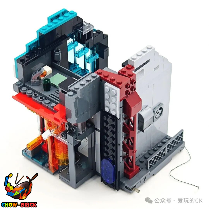 Lumibricks 17011 Neon Tech Tower w/ Lights - View 22 Lumibricks 17011 Neon Tech Tower w/ Lights - View 22