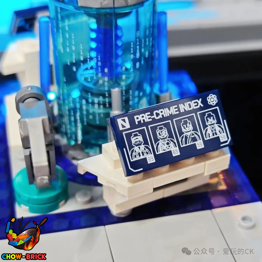 Lumibricks 17010 Neon Tech Station w/ Lights - View 44 Lumibricks 17010 Neon Tech Station w/ Lights - View 44