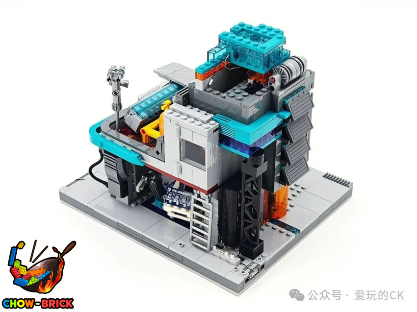 Lumibricks 17010 Neon Tech Station w/ Lights - View 22 Lumibricks 17010 Neon Tech Station w/ Lights - View 22