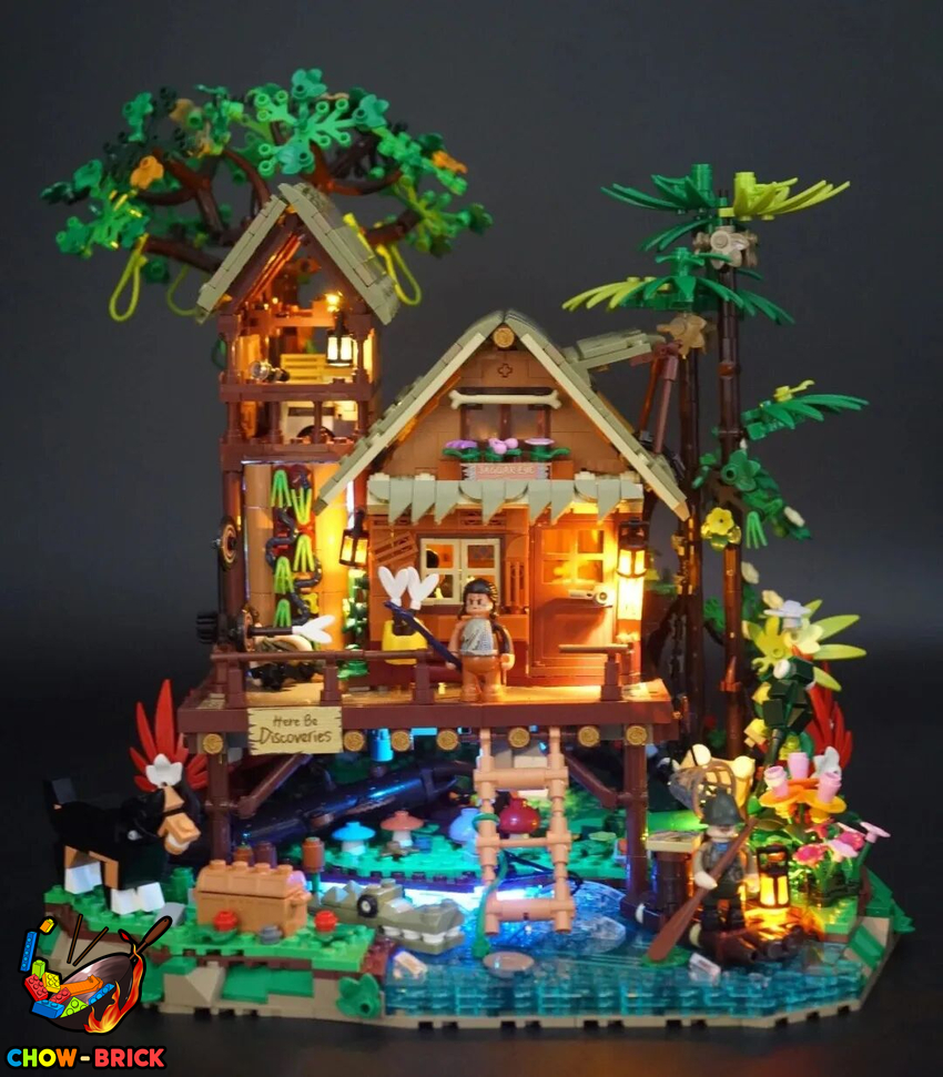 Lumibricks 10015 Misty Forest Cabin w/ Lights - View 62 Lumibricks 10015 Misty Forest Cabin w/ Lights - View 62