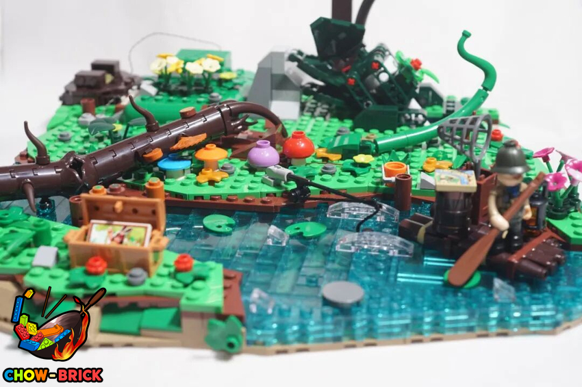 Lumibricks 10015 Misty Forest Cabin w/ Lights - View 23 Lumibricks 10015 Misty Forest Cabin w/ Lights - View 23