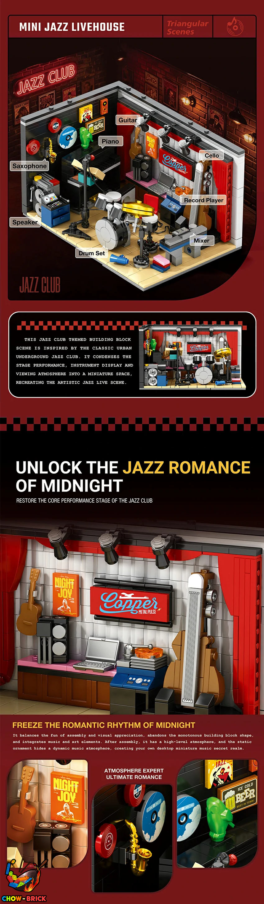 Reobrix 66303 Jazz Club - View 2 Reobrix 66303 Jazz Club - View 2