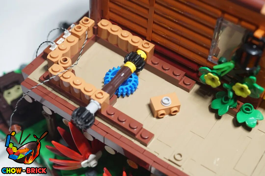 Lumibricks 10015 Misty Forest Cabin w/ Lights - View 41 Lumibricks 10015 Misty Forest Cabin w/ Lights - View 41