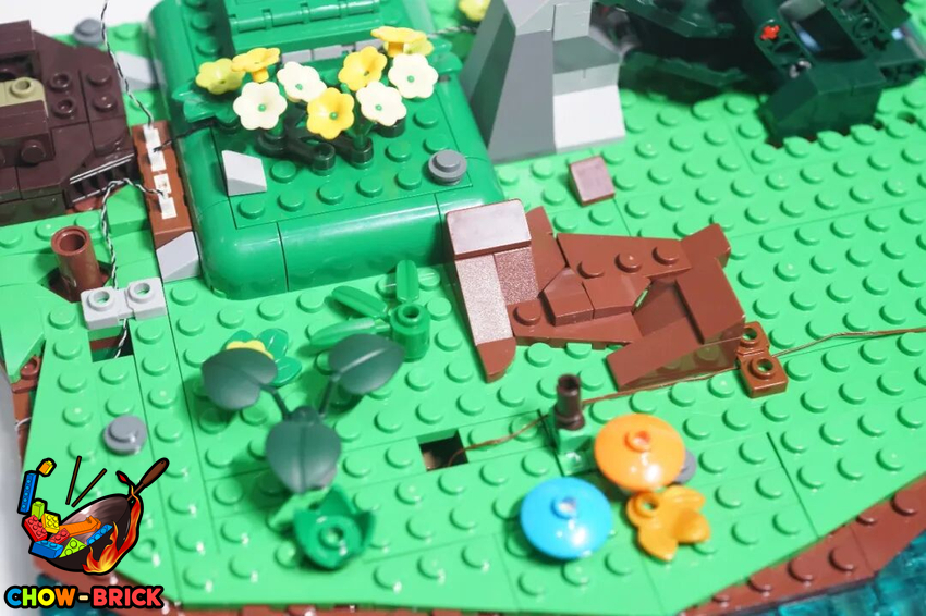 Lumibricks 10015 Misty Forest Cabin w/ Lights - View 21 Lumibricks 10015 Misty Forest Cabin w/ Lights - View 21