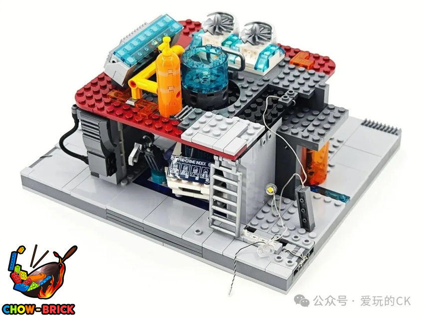Lumibricks 17010 Neon Tech Station w/ Lights - View 19 Lumibricks 17010 Neon Tech Station w/ Lights - View 19