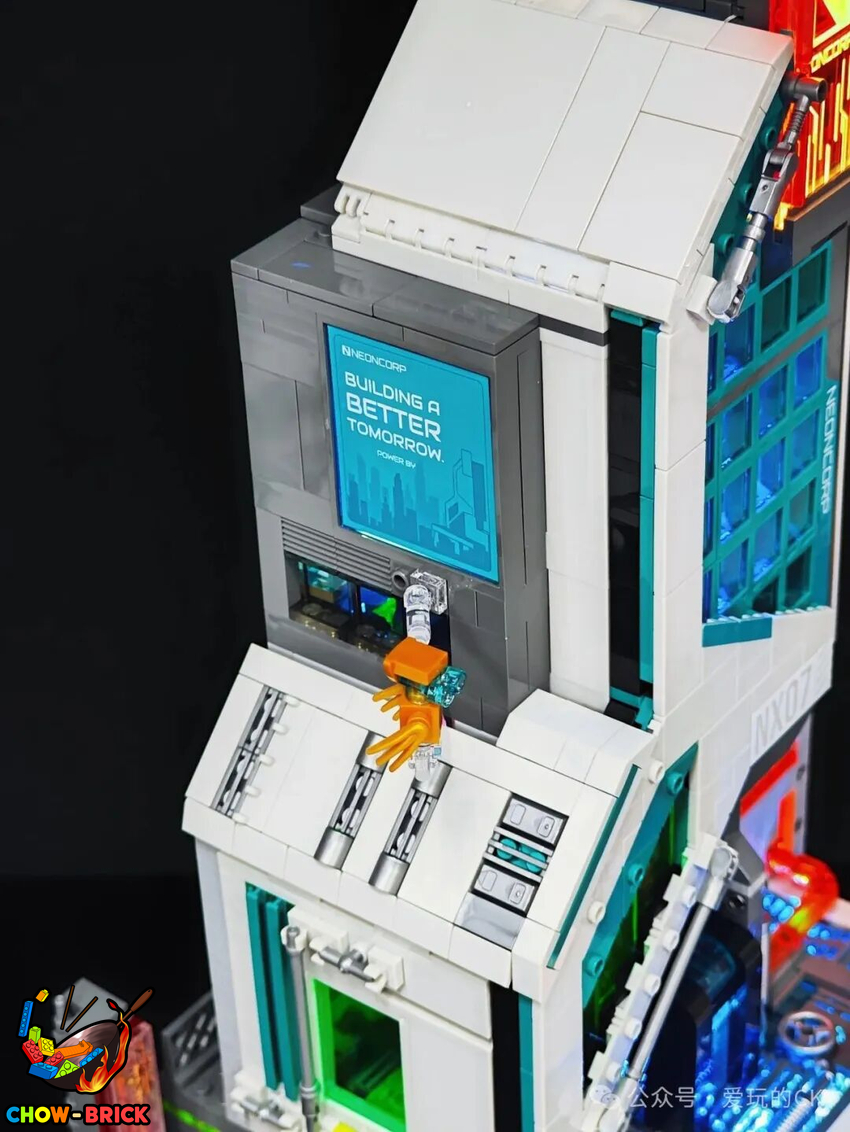 Lumibricks 17011 Neon Tech Tower w/ Lights - View 61 Lumibricks 17011 Neon Tech Tower w/ Lights - View 61